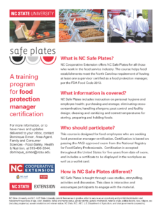 Cover photo for Food Safety Certification Course