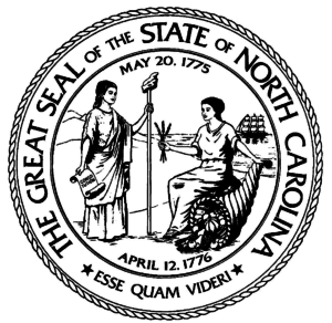 state of N.C. seal