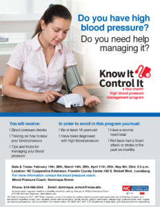 Know It Control It program informational flyer