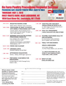 Cover photo for On Farm Poultry Processing Regional Seminar