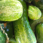 image of several cucumbers 