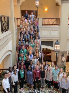 Image of the 2019 Youth Summit attendees at the 2019 North Carolina Association of County Commissioners Youth Summit.