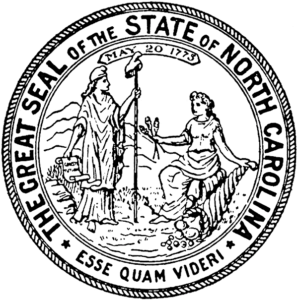 image of the state of NC seal