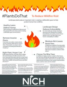 PlantsDoThat-to-Reduce-Wildfire-Risk infographic