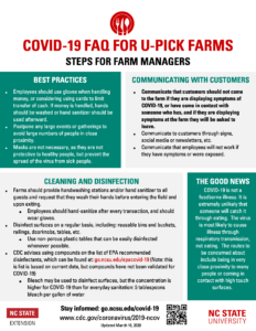 Cover photo for Farmers Markets & U-Pick Farm Operations COVID-19 Fact Sheets