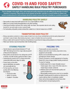 COVID-19 Fact Sheet Safely Handling Bulk Meat Purchases