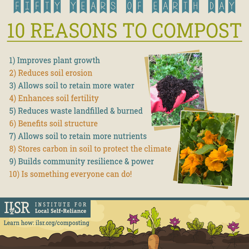 10 reasons to compost flyer
