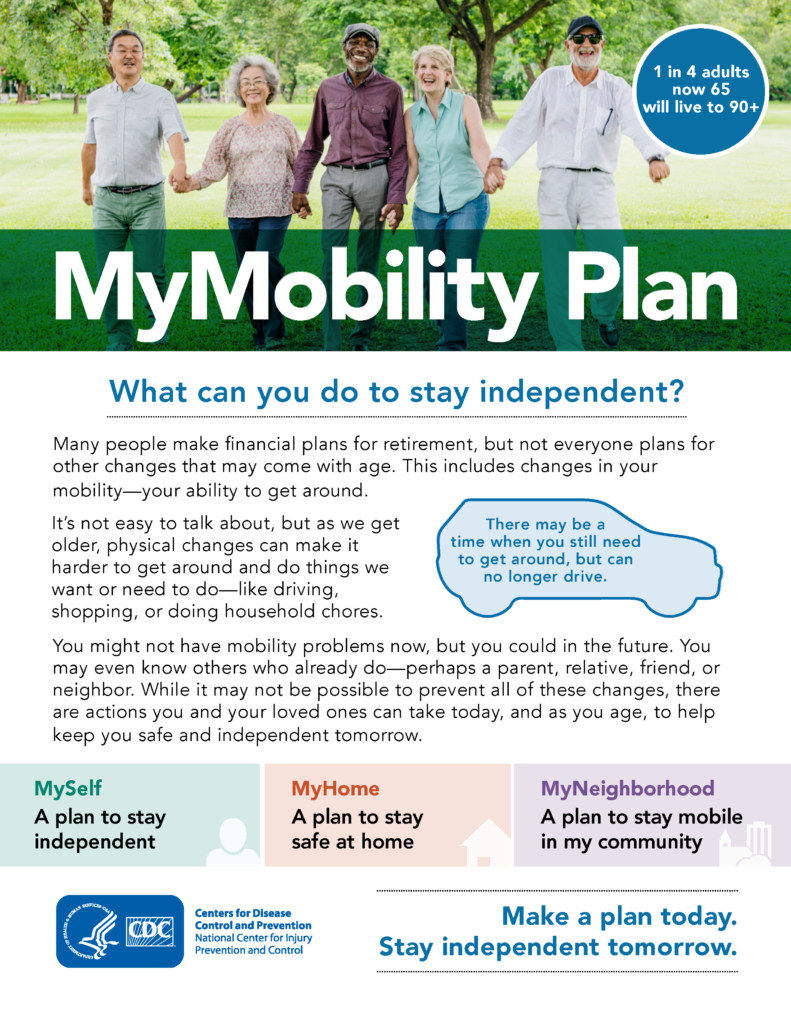 My Mobility Plan Flyer Page 1