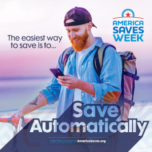 America Saves Week flyer with logo