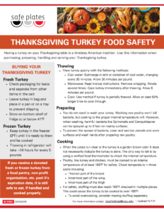 Cover photo for Basic Food Safety for Fall Gatherings