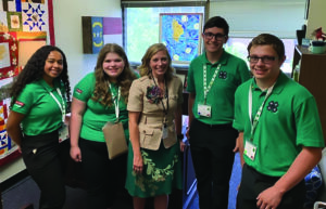 Franklin County 4-Her's attending 4-H Citizenship N.C. Focus conference.