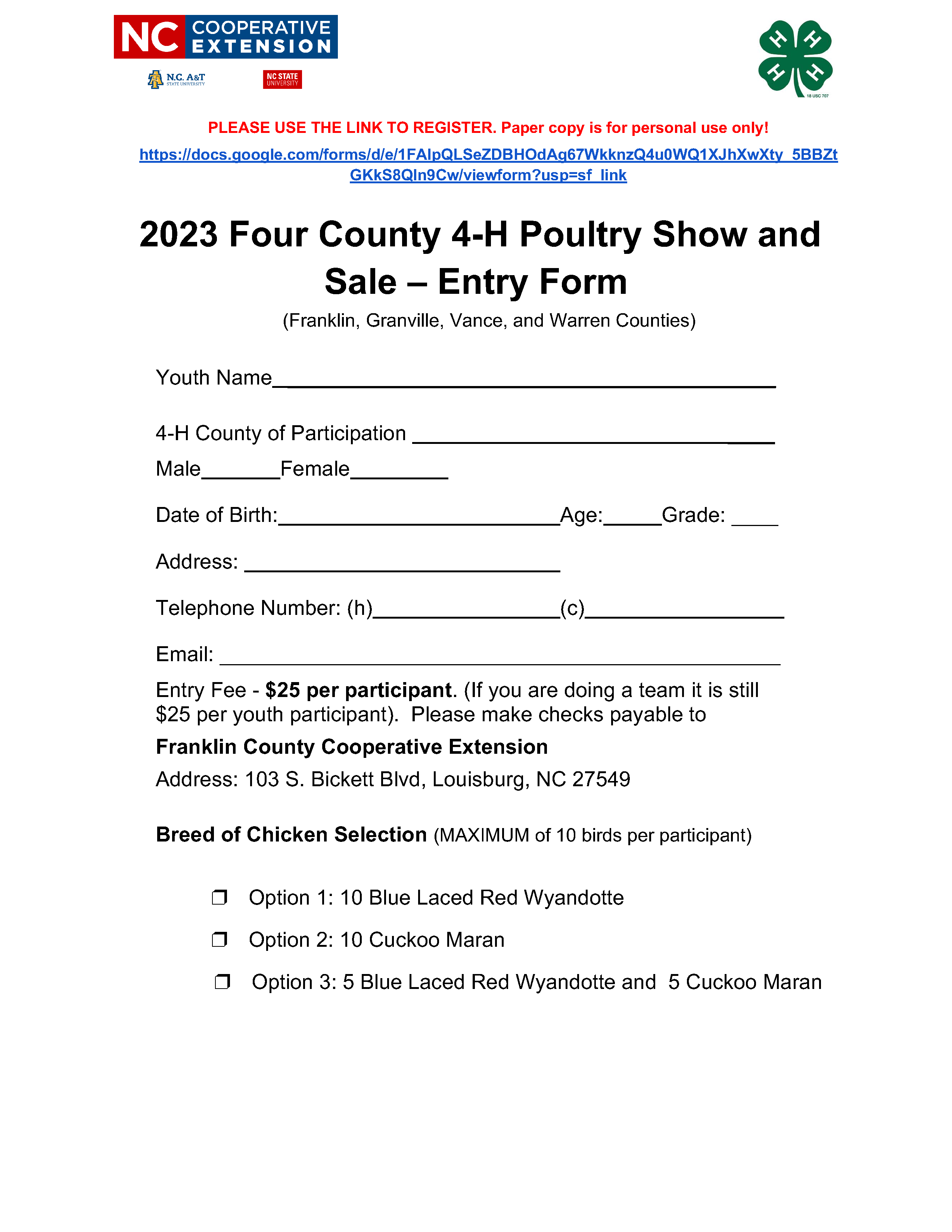 2023 Four County 4-H Poultry Show and Sale_Page_1
