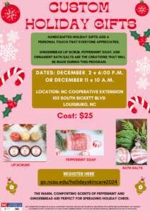 Custom Holiday Gifts programflyer