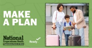 MAKE A PLAN National Preparedness Month Preparedness Starts At Home header